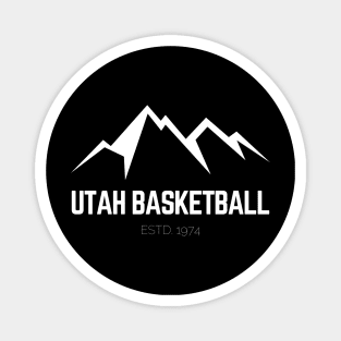 Utah Jazz Basketball 1974 Magnet